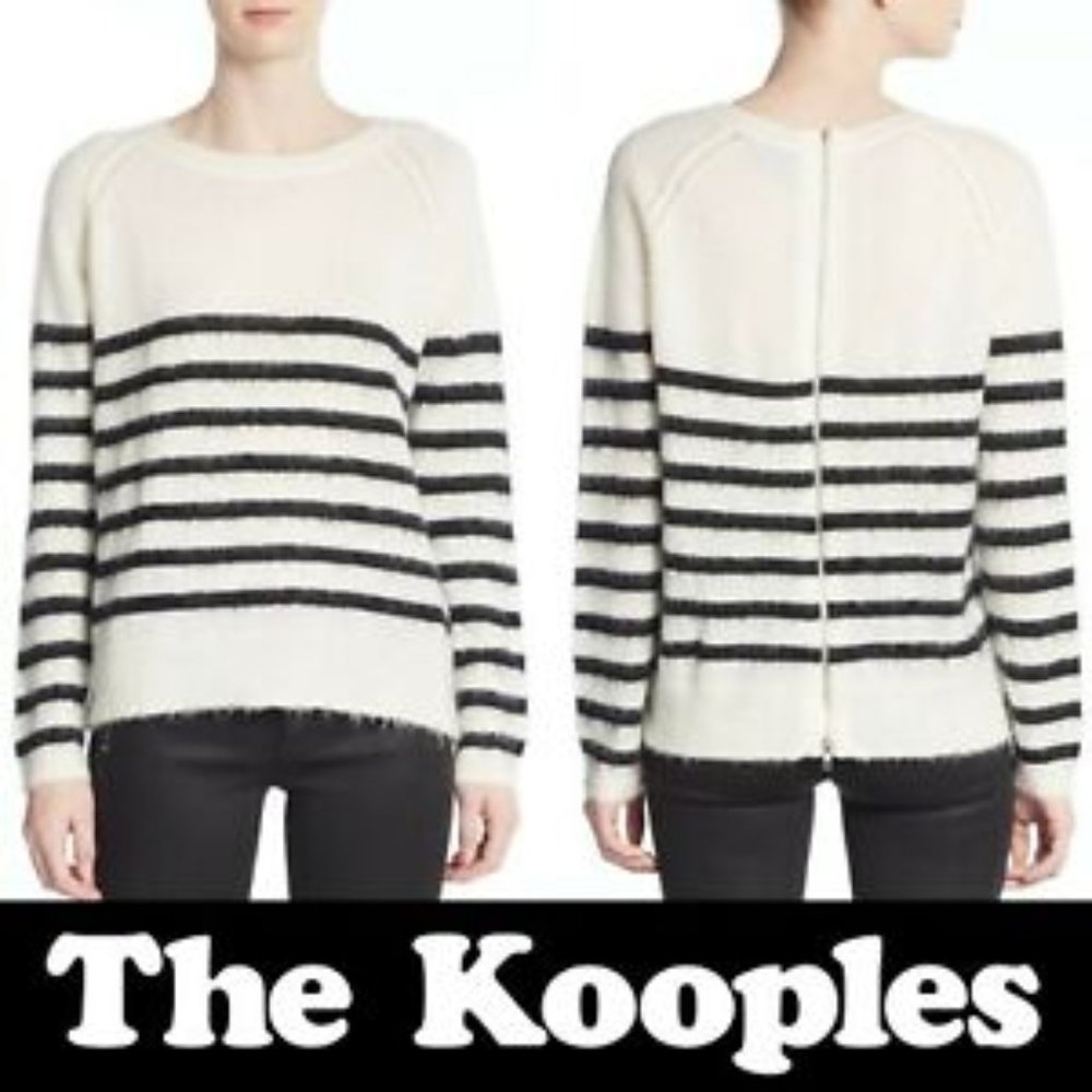 The Kooples Striped Wool Sweater (Sz M)
